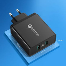 Ugreen Ugreen charger 2xUSB-A 36W QC3.0 black (CD161)