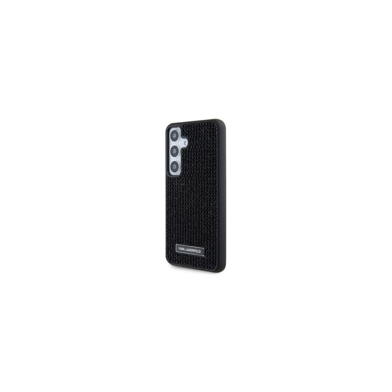 Karl Lagerfeld Karl Lagerfeld Rhinestone Metal Logo case for Samsung Galaxy S24+ - black