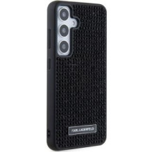 Karl Lagerfeld Karl Lagerfeld Rhinestone Metal Logo case for Samsung Galaxy S24+ - black