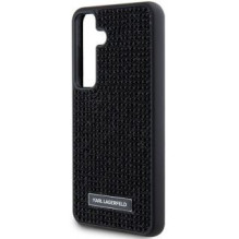 Karl Lagerfeld Karl Lagerfeld Rhinestone Metal Logo case for Samsung Galaxy S24+ - black