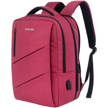 CANYON backpack BPE-5 Urban USB 15.6' Red