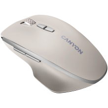 CANYON mouse MW-21 BlueLED 7buttons Wireless Cosmic Latte