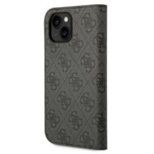 Guess Guess GUBKP14SHG4SHK iPhone 14 6,1 colio juoda / juoda knyga 4G vintage auksinis logotipas