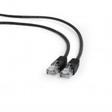 PATCH CABLE CAT5E UTP 3M/ BLACK PP12-3M/ BK GEMBIRD