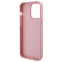 Guess Guess GUHCP15XP4EPMP iPhone 15 Pro Max 6.7&quot; pink / pink hardcase Leather 4G Stamped