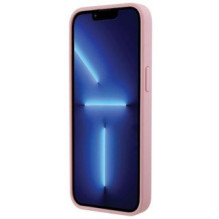 Guess Guess GUHCP15XP4EPMP iPhone 15 Pro Max 6,7&quot; rožinis / rožinis kietas dėklas, odinis 4G štampuotas