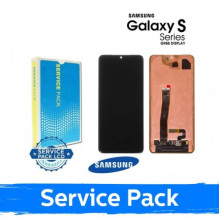 Ekranas skirtas Samsung G988 S20 Ultra juodas (Service Pack) (NF version)