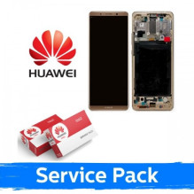 Ekranas skirtas Huawei Mate 10 rudas su rėmeliu (Service Pack)