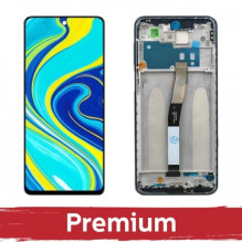 Ekranas skirtas Xiaomi Redmi Note 9S (Note 9 Pro) su rėmeliu / Tropical Green / OEM