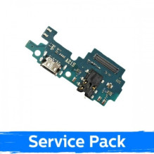 Krovimo lizdas skirtas Samsung A217 A21s 2020 su lanksčiąja jungtimi / plata (Service Pack)