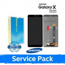 Ekranas skirtas Samsung G525 Xcover 5 juodas (Service Pack)