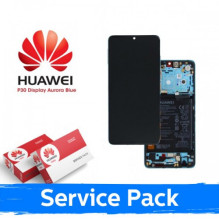 Ekranas skirtas Huawei P30 su rėmeliu / Aurora / (Service Pack)