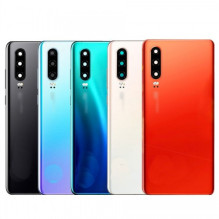 Galinis dangtelis skirtas Huawei P30 / Black / (su kameros stikliuku) HQ