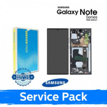 Ekranas skirtas Samsung N985 (N986) Note 20 Ultra su rėmeliu / Mystic Black / (Service Pack)