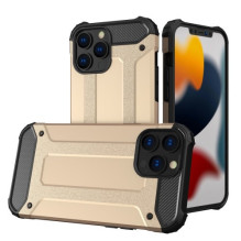 Dėklas &quot;Hybrid Armor Case&quot; skirtas Apple iPhone 13 Pro auksinis