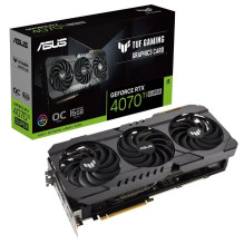 Graphics Card, ASUS, NVIDIA GeForce RTX 4070 Ti SUPER, 16 GB, GDDR6X, 256 bit, PCIE 4.0 16x, Triple slot Fansink, 2xHDMI