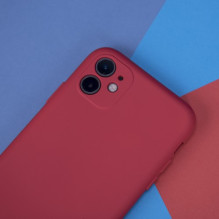 Dėklas &quot;Silicone&quot; skirtas Xiaomi Mi 11 Lite 4G / Mi 11 Lite 5G / 11 Lite 5G NE raudonas