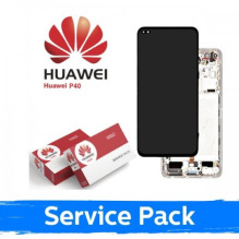 Ekranas skirtas Huawei P40 su rėmeliu / Blush Gold / (Service Pack)