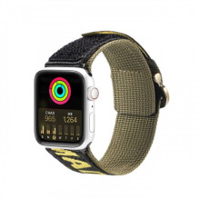 Apyrankė Dux Ducis &quot;Outdoor&quot; skirta Apple Watch 42mm / 44mm / 45mm geltona / žalia