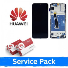 Ekranas skirtas Huawei P Smart 2019 juodas su rėmeliu (Service Pack)