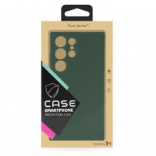 Dėklas &quot;TM Pure Silicone&quot; skirtas Apple iPhone 13 Pro / Dark Green / (Blister)