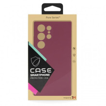 Dėklas &quot;TM Pure Silicone&quot; skirtas Samsung S911 S23 / Plum / (Blister)