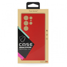 Dėklas &quot;TM Pure Silicone&quot; skirtas Samsung S911 S23 / Red / (Blister)