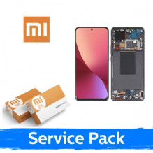 Ekranas skirtas Xiaomi 12 Pro (12s Pro) su rėmeliu / Green / (Service Pack)