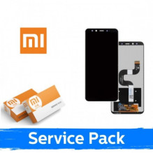 Ekranas skirtas Xiaomi Redmi A2 (A2+) / Redmi A1 (A1+) su rėmeliu / Black / (Service Pack)