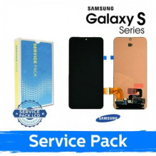 Ekranas skirtas Samsung S921 S24 juodas (Service Pack) (NF version)