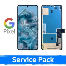 Ekranas skirtas Google Pixel 8 Pro juodas su rėmeliu (Service Pack)