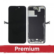 Ekranas skirtas iPhone 14 Pro Max juodas (SOFT OLED / Premium) / *Removable IC* / 