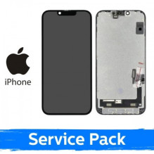 Ekranas skirtas iPhone 15 juodas (Service Pack)