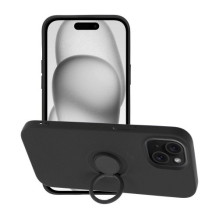 Dėklas &quot;Silicone Ring&quot; skirtas Xiaomi Redmi Note 13 5G juodas