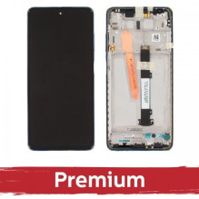 Ekranas skirtas Xiaomi Poco X3 Pro (X3) su rėmeliu / Black / OEM