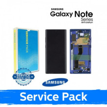 Ekranas skirtas Samsung N975 Note 10 Plus su rėmeliu / Aura Blue / (Service Pack)