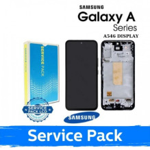 Ekranas skirtas Samsung A546 A54 5G su rėmeliu / Lime / (Service Pack)