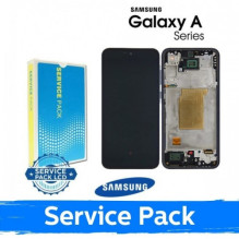 Ekranas skirtas Samsung A356 A35 5G su rėmeliu / Navy / (Service Pack)