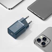 Įkroviklis Baseus &quot;Super Si&quot; tamsiai mėlynas (USB-C / 20W)