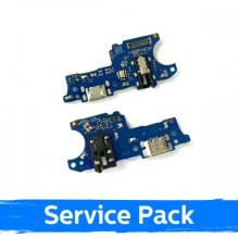 Krovimo lizdas skirtas Samsung A035 A03 su lanksčiąja jungtimi / plata (Service Pack)