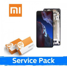 Ekranas skirtas Xiaomi Poco F5 Pro 5G su rėmeliu / White / (Service Pack)