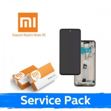 Ekranas skirtas Xiaomi Redmi Note 9S (Note 9 Pro) su rėmeliu / Tropical Green / (Service Pack)