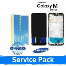 Ekranas skirtas Samsung M156 M15 5G juodas (Service Pack)