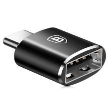 Adapteris Baseus USB-A to Type-C OTG juodas CATOTG-01