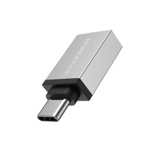 Adapter Borofone BV3 Type-C OTG gray