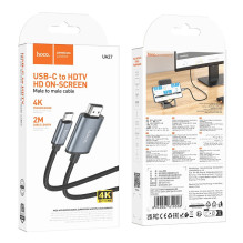 Adapter Hoco UA27 USB-C to HDMI gray