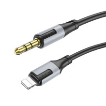 Audio cable Borofone BL19 Lightning to 3.5mm black