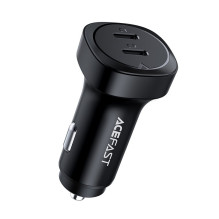 Car charger Acefast B2 72W 2xUSB-C black