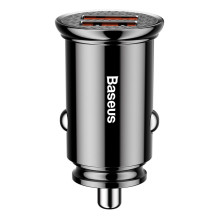 Car charger Baseus Circular 30W 2xUSB-A black CCALL-YD01