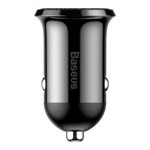 Car charger Baseus Grain Pro 2xUSB-A 4.8A black CCALLP-01